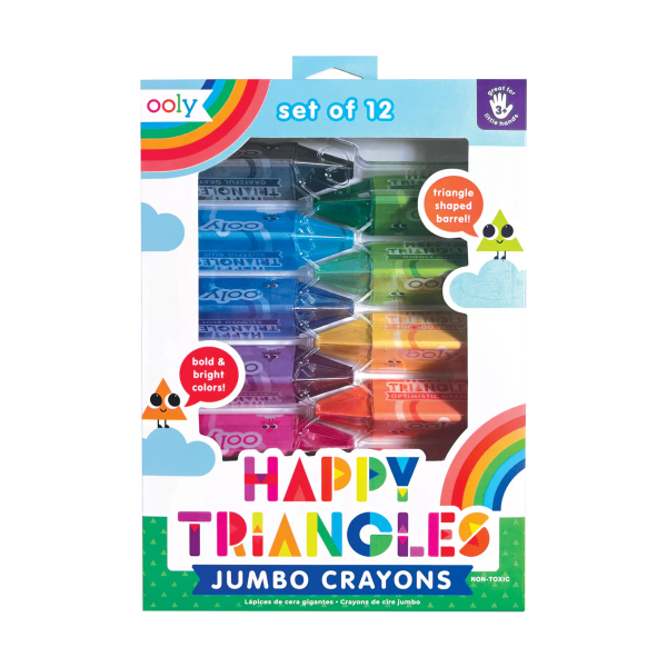 Crayones Jumbo Happy Triangles – Set de 12