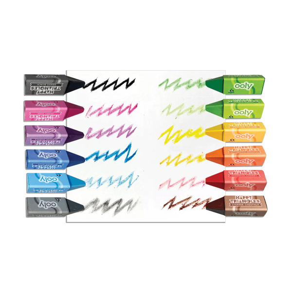 Crayones Jumbo Happy Triangles – Set de 12