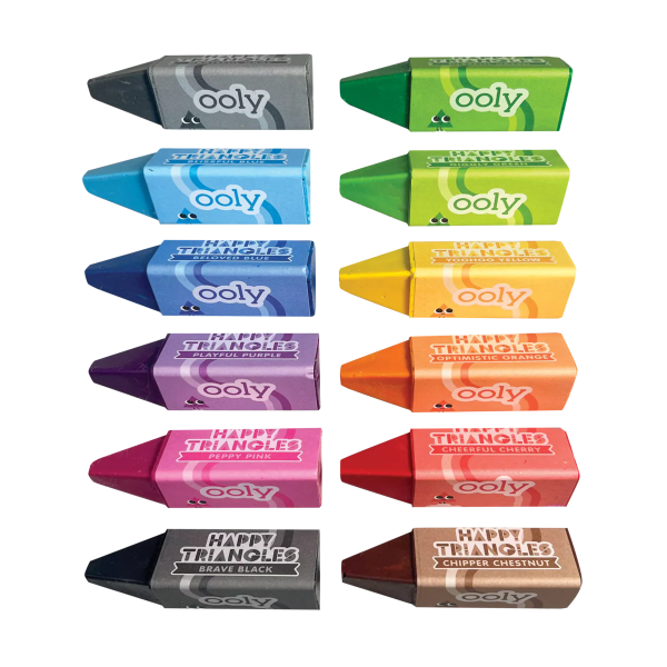 Crayones Jumbo Happy Triangles – Set de 12