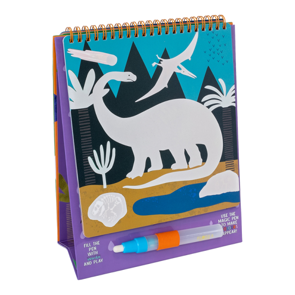 Libreta Mágica Reutilizable Pinta con Agua - Dinosaurios