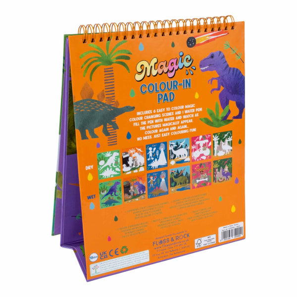 Libreta Mágica Reutilizable Pinta con Agua - Dinosaurios