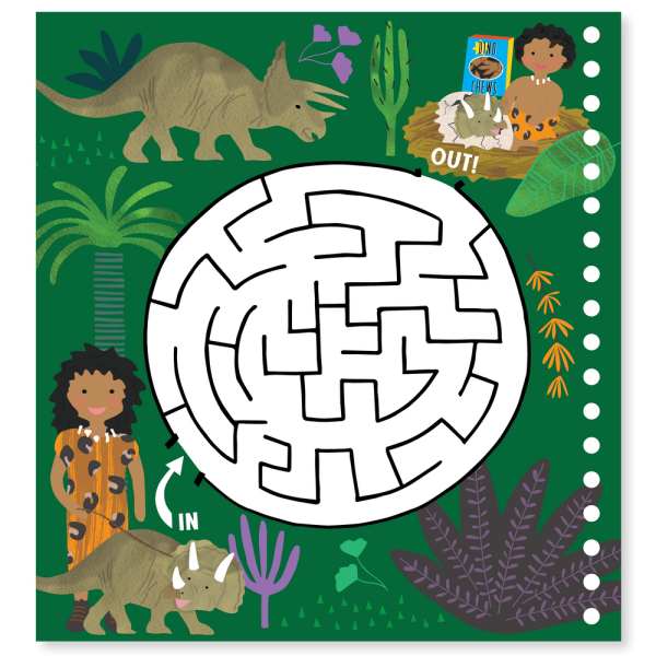 Libreta Reutilizable Multi Actividades - Dinosaurios