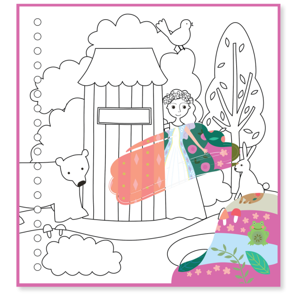 Libreta Reutilizable Multi Actividades - Cuento de hadas