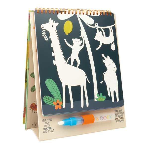 Libreta Mágica Reutilizable Pinta con Agua - Jungla