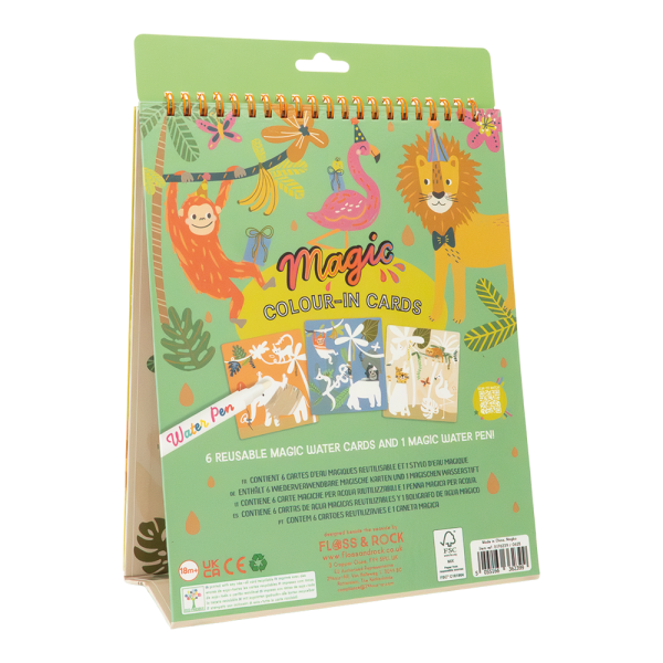 Libreta Mágica Reutilizable Pinta con Agua - Jungla