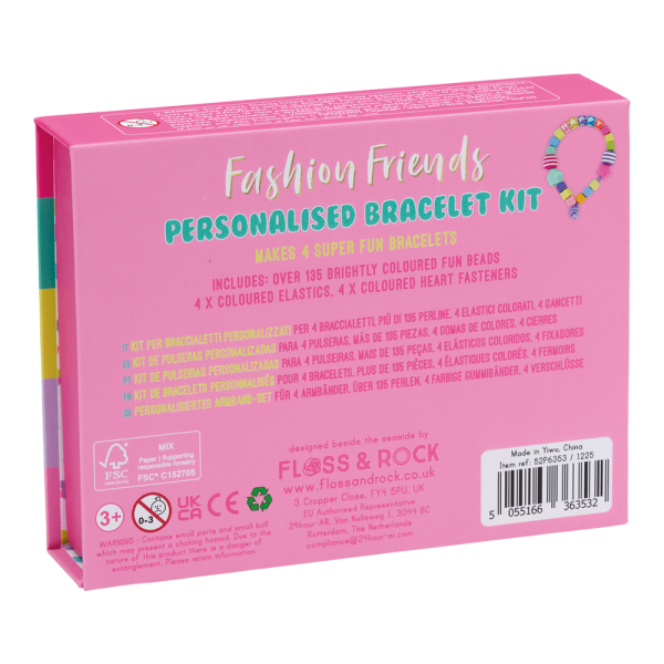 Kit de Pulseras Personalizadas - Amigos de la Moda